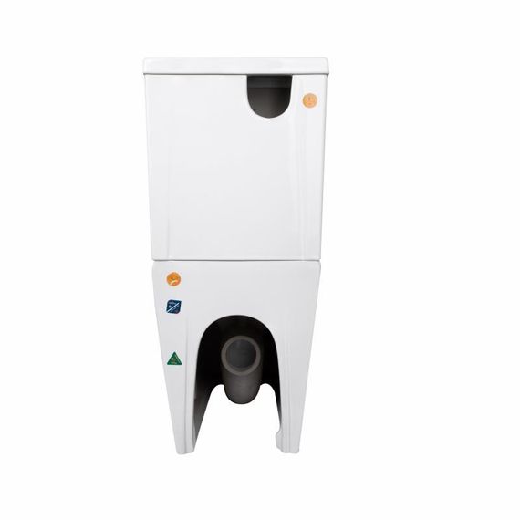 Унитаз напольный Qtap Crow Ultra Quiet безободковый с ягодением Soft-close QTCRO27W51028 | Зображення 6