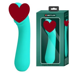 Вибромассажер для стимуляции точки G Pretty Love - Cetus Green, BI-014723-4 sexstyle