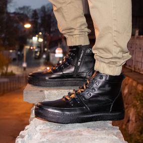 Зимние кеды из натуральной кожи 46 47 48 49 размер, большие размеры