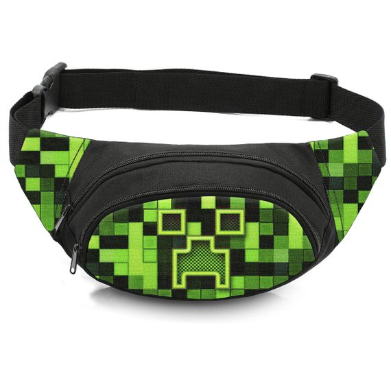 Сумка-бананка дитяча з принтом Minecraft поясна сумка для хлопчика (4513)