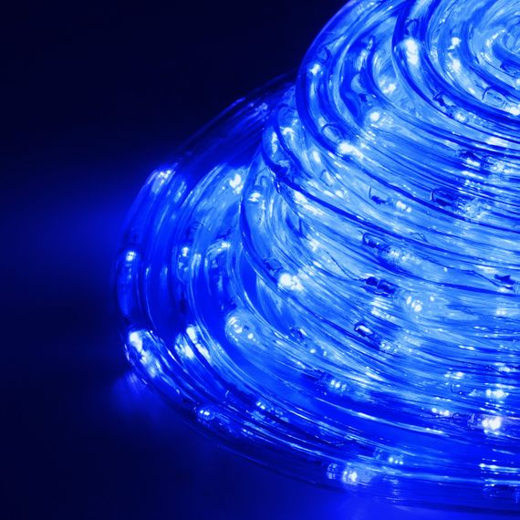 Гірлянда вулична (зовнішня) дюралайт Springos Rope Lights 10 м 240 LED CL1203 Blue | Зображення 3