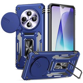 Ударопрочный чехол Camshield Army Ring для Xiaomi Redmi 14C / A4 / Poco C75 Синий / Navy