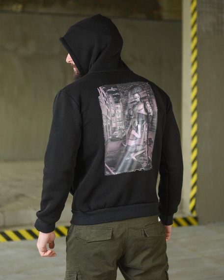 Худи CELEO на флисе  black  ВТ3850 | Зображення 1