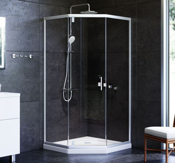 Душова кабіна AM.PM Gem 5-corner Pivot W90UG-405-090MT | Зображення 7