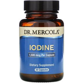 Микроэлемент Йод Dr. Mercola Iodine 1,5 mg 30 Caps MCL-01614