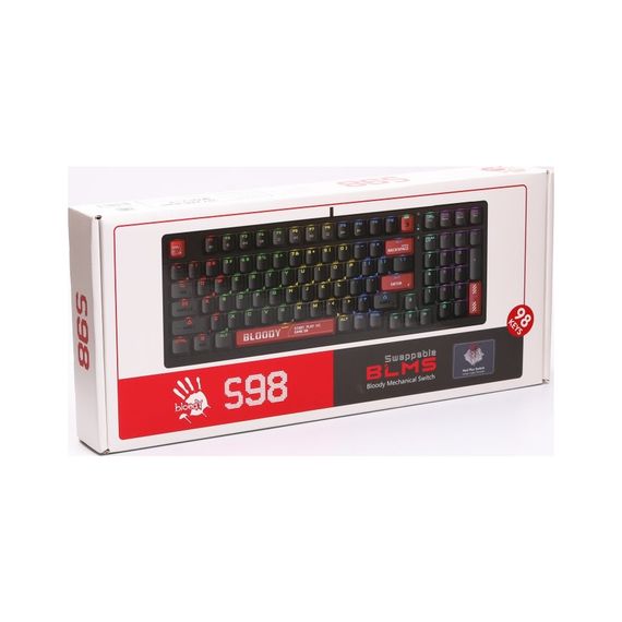 Клавіатура A4Tech Bloody S98 RGB BLMS Red USB Bloody Red (4711421991674) | Зображення 9