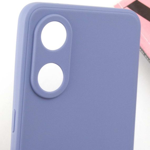 Силіконовий чохол Candy Full Camera для Oppo Reno 8 T 4G Блакитний / Mist blue | Зображення 5
