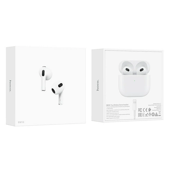 Бездротові навушники Bluetooth Hoco EW10 TWS white | Зображення 7