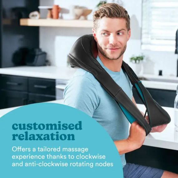 Масажер для шиї та плечей Shiatsu + Heat | Зображення 1