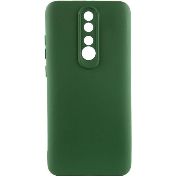 Чохол TPU GETMAN Liquid Silk Full Camera для Xiaomi Redmi 8 Зелений / Dark green
