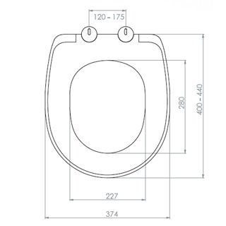 Сидіння для унітазу NKP Royal з кришкою і функцією мікроліфта 0306 | Зображення 1