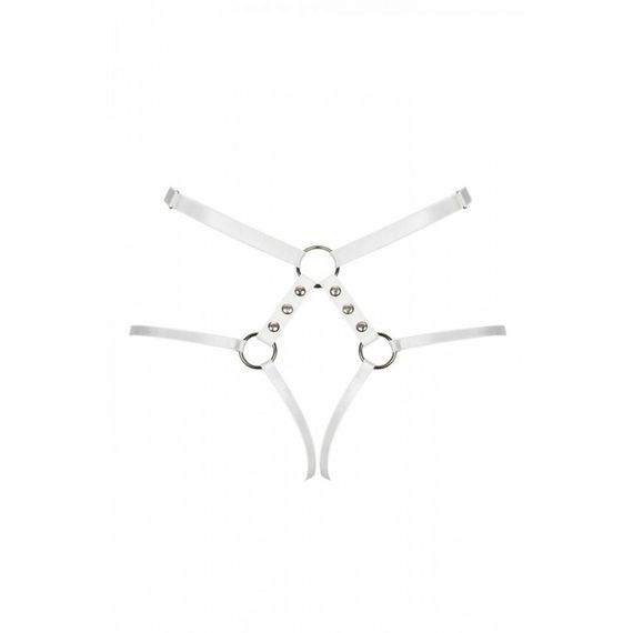 Трусики-пояс портупея Obsessive A758 S\M\L Белый Sex Aura | Зображення 4