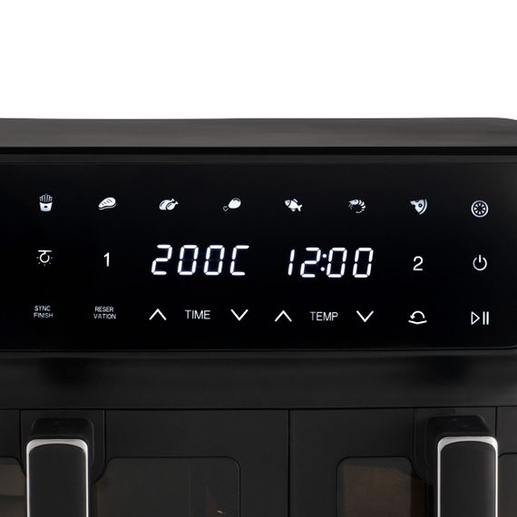 Аэрофритюрница Adler AD 6324, 11 л, мультипечь без масла, аэрогриль, 2 корзины | Зображення 3