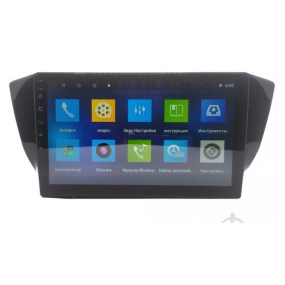 Штатная автомагнитола Skoda Superb (9") Android 10.1 (4/32) черная (MER-14125_5463) | Зображення 4
