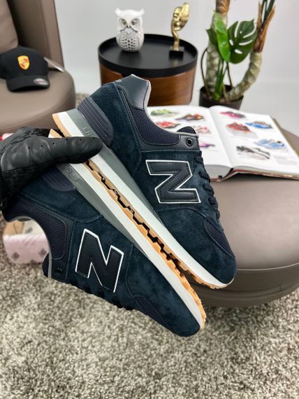 Мужские кроссовки New 574 Navy White Динаміка твого стилю весна / літо / осінь A4176 45 29 | Зображення 5