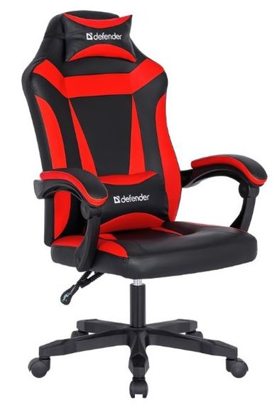 Крісло Defender Master Red/Black (64359)