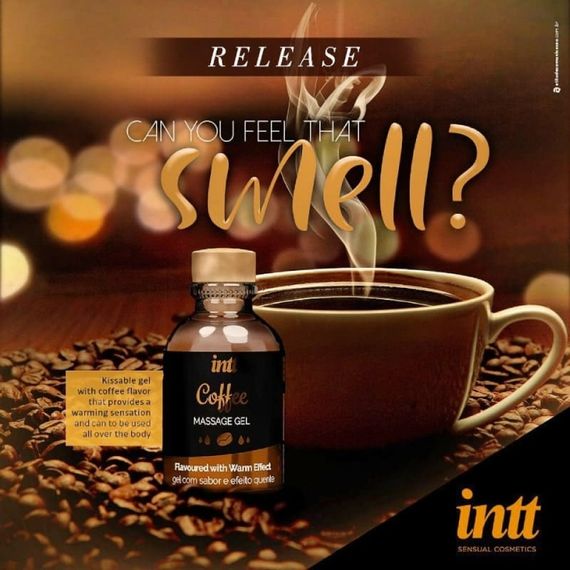 Їстівний масажний гель для інтимних зон Intt Coffee (30 мл) | Зображення 4