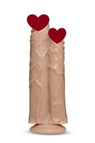 Подвійний фалоімітатор Dr. SKIN DR. DOUBLE STUFFED FLESH Sex Aura