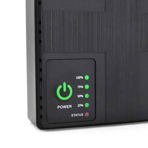 Источник бесперебойного Питания DC UPS для роутера, ONU, камер – 5V/9V/12V, многофункциональный портативный UPS с USB и кабелями | Зображення 2