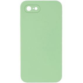 Чохол Silicone Case Square Full Camera Protective (AA) NOLOGO для Apple iPhone 6/6s (4.7") М'ятний / Mint