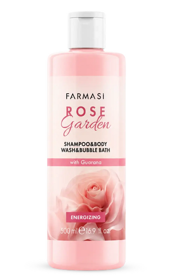 Шампунь гель для душу піна для ванни 3в1 Farmasi Rose Garden 500 мл | Зображення 2