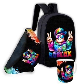 Набор детский Роблокс"Roblox" рюкзак 36х27см сумка-бананка,кружка с принтом для мальчика (01584)
