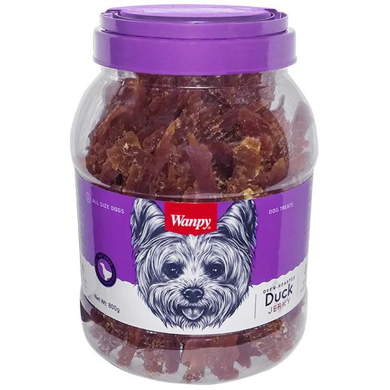 Лакомство для собак Wanpy Duck Jerky с уткой 800 гр