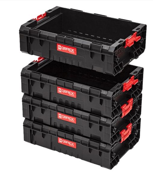 Відкритий ящик для інструментів, 18", 450x310x130, SYSTEM PRO Box 130, SKRQPROB1302CZAPG001, QBRICK | Зображення 1
