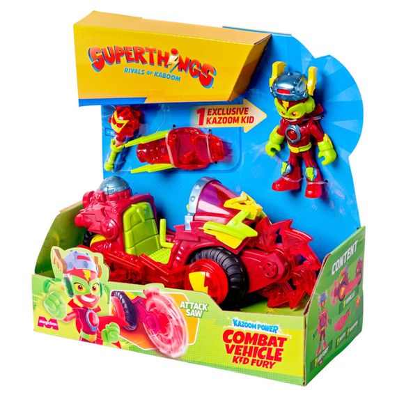 Дитячий ігровий набір "Кід Ф'юрі" SuperThings PSTSP116IN210 серії "Combat Vehicles" | Зображення 1