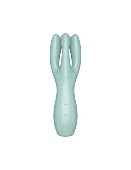 Кліторальний вібратор Satisfyer Threesome 3 Mint з трьома пальчиками | Зображення 1