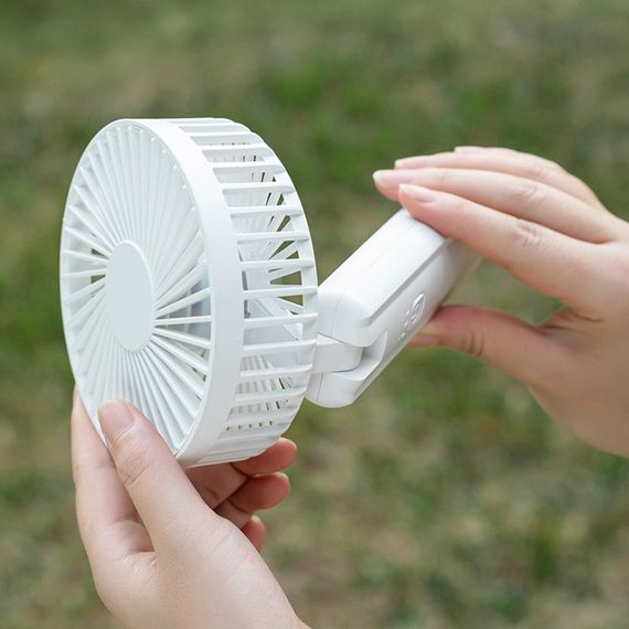 Портативний вентилятор K37 з затискачем 2000mAh White | Зображення 2