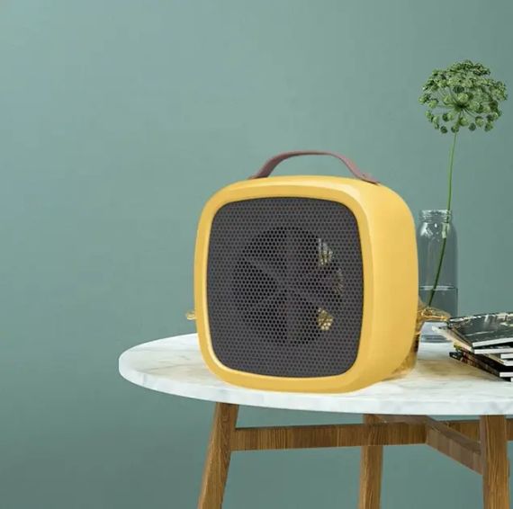 Портативный обогреватель от сети, 500Вт, Настольный тепловентилятор / Электрообогреватель KRT-01 | Зображення 2