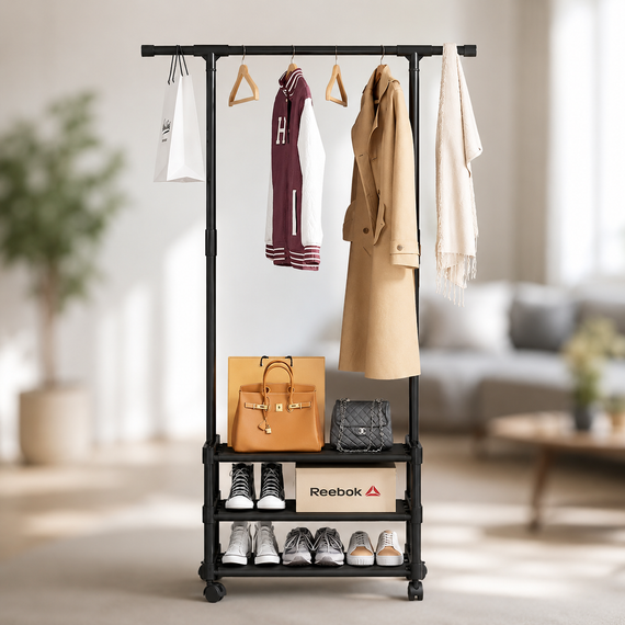 Напольная Вешалка SINGLE-POLE SHOE and HAT RACK / Одинарная стойка-вешалка | Зображення 1
