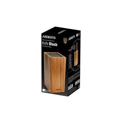 Подставка для ножей Ardesto Black Mars 23 см Wood (AR2123AH) | Зображення 1