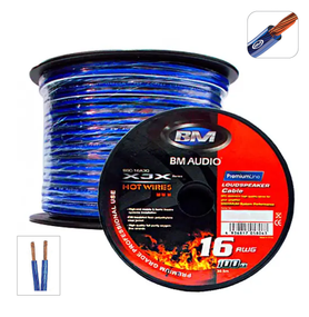 Двойной аудио кабель BOSCHMANN BSC-16A (16AWG), бескислородная медь.