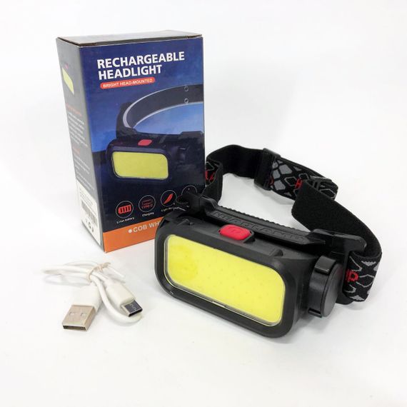 Компактний налобний ліхтар BL-008+COB, Налобний ліхтар, Ліхтар для нічної їзди на лоб потужний QG-29 | Зображення 7