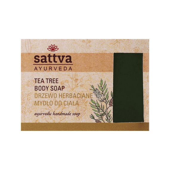Аюрведичне мило ручної роботи Чайне Дерево  125г Sattva 5903794180468