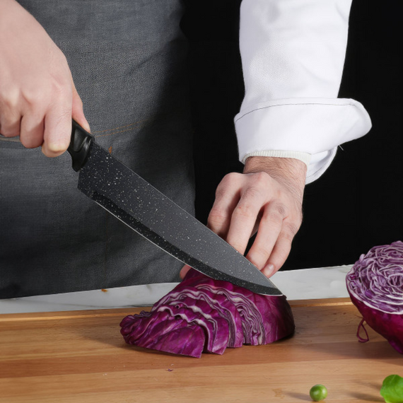 Кухонний набір ножів з нержавіючої сталі, Ножі з нержавіючої сталі 6 шт   знижка | Зображення 3