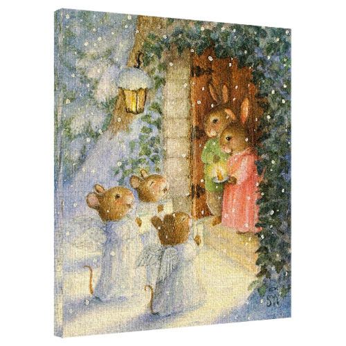 Картина на холсте Сказочное рождество 40x50 см (H4050_ZVR006)