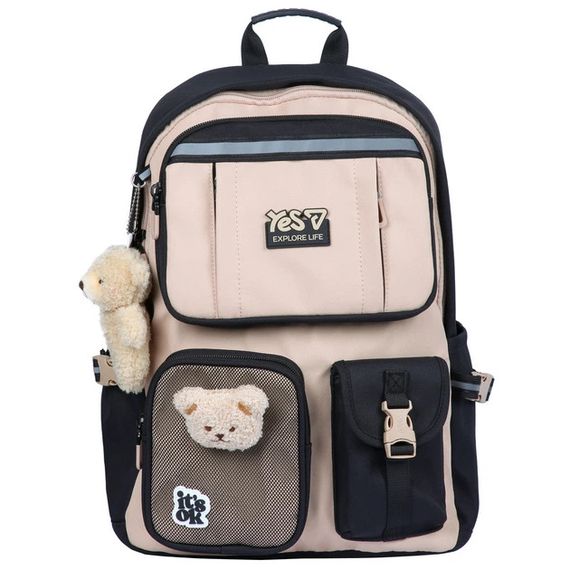 Рюкзак школьный YES T-107L Mocca 550349 20.8 л | Зображення 1