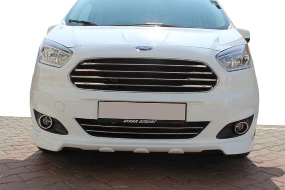 Передняя накладка (2014-2017, под покраску) для Ford Courier 2014↗ гг.