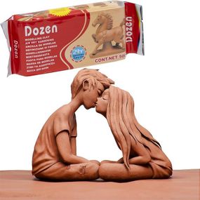 Пластилин скульптурный В500 терракотовый 500 г