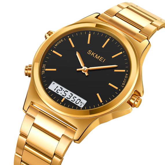 Skmei 2120GDBK Gold-Black | Зображення 1