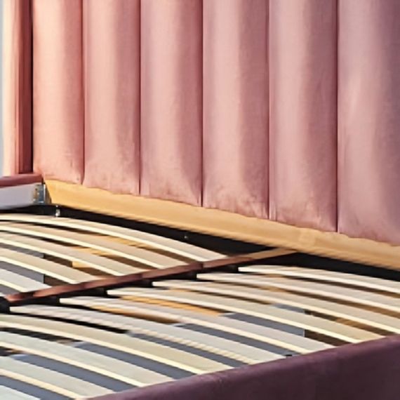 Двоспальне ліжко LION Ніно 160x200 см SILK 201 Фісташковий (LION-045041) | Зображення 3