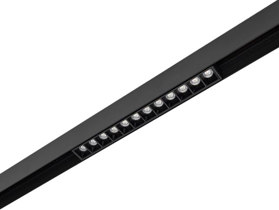 Магнитный трековый светильник KW-290/12W NW DC48V BK
