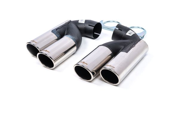 Насадки на глушник V1 (2 шт) для Volkswagen Touareg 2002-2010 рр.