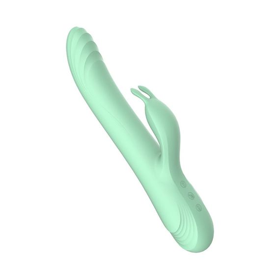 Вібратор-кролик із фрикціями Every Night Toys для точки G, блакитний sexstyle