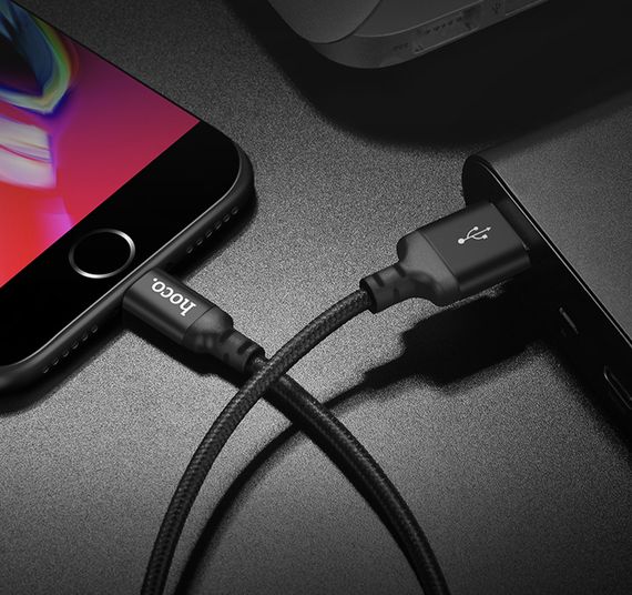 MicroUSB кабель HOCO X14 Times Speed 1m (чорний) | Зображення 1