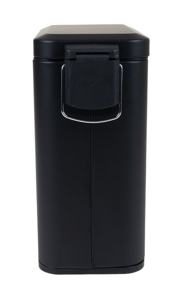 Відро для сміття з плавним закриттям прямокутне ZERIX SANSA-TC0105 BLACK 5 л (колір чорний) (ZX5894) | Зображення 8