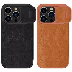 Шкіряний чохол-книжка Nillkin Qin Pro Camshield для Apple iPhone 15 Pro Max (6.7")